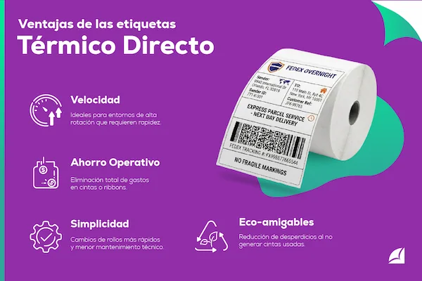 Ventajas de las etiquetas térmico directo