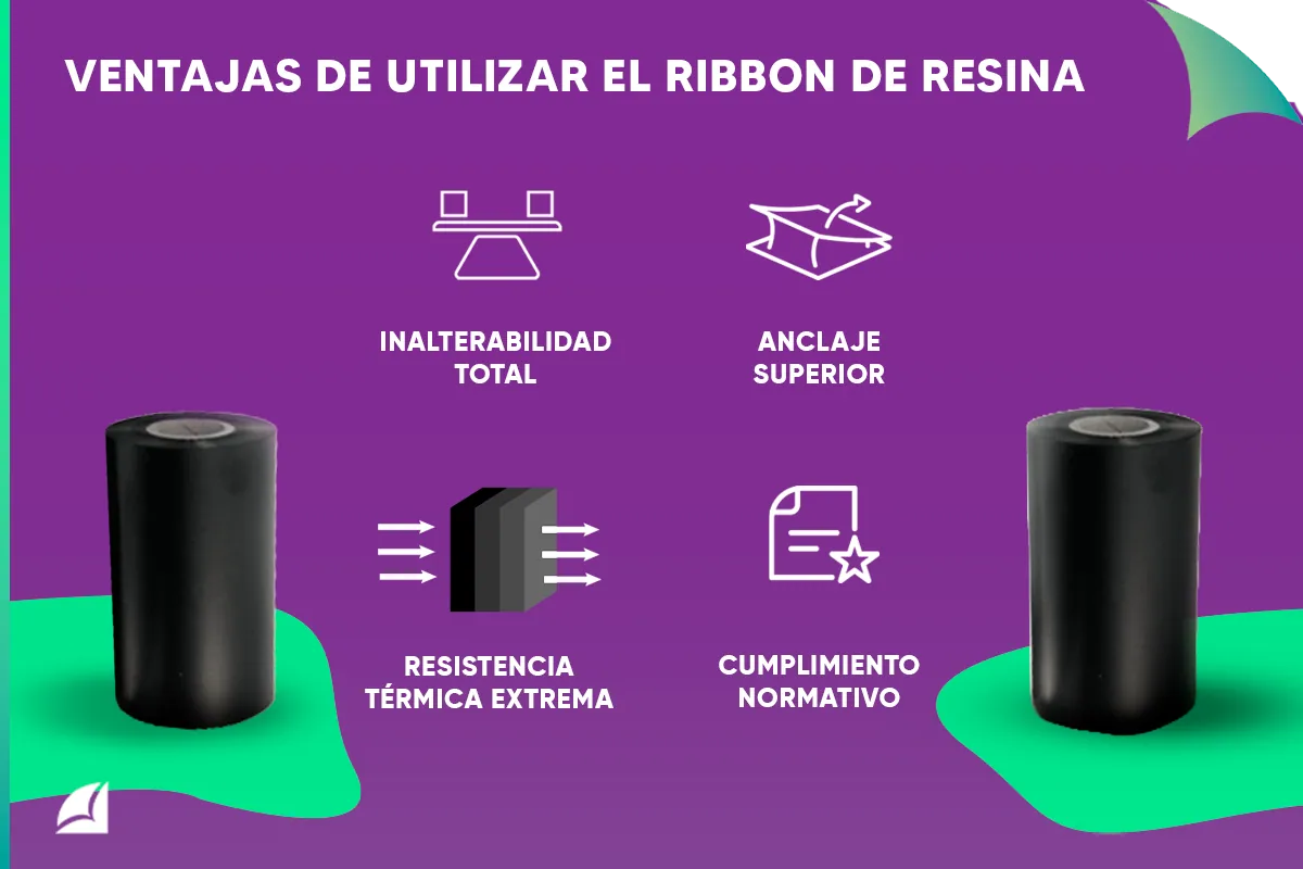 Ventajas de utilizar el ribbon de resina
