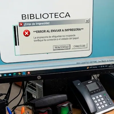 errores frecuentes en impresora de etiquetas