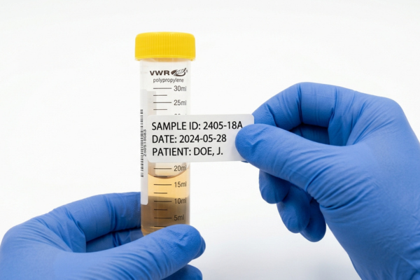 Cómo etiquetar correctamente una muestra de laboratorio