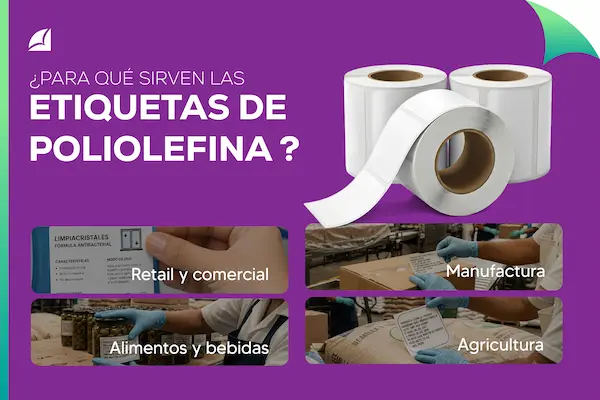 Para que sirven las etiquetas de poliolefina