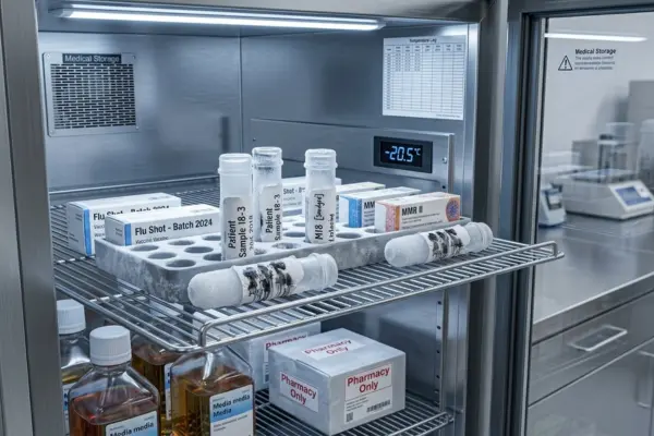 Uso de materiales inadecuados en etiquetas para muestras de laboratorio