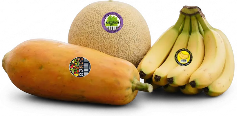 etiquetas para frutas y verduras